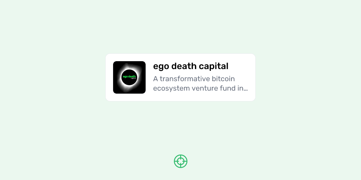 ego death capital